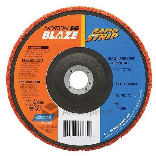 Диск зачистной Norton Blaze RapidStrip, универсальный 100х13х12