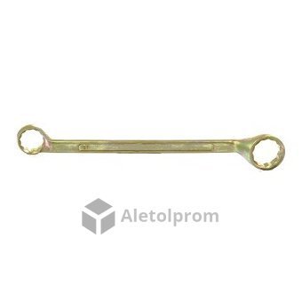Ключ накидной Сибртех, 24 х 27 мм, желтый цинк