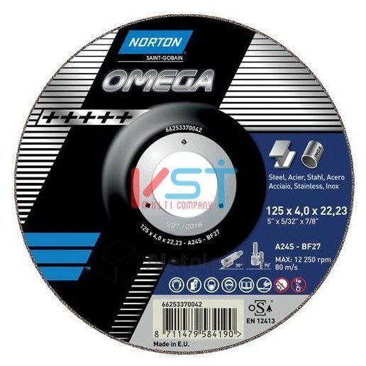 Диск отрезной Norton Omega T41 180х22.23х2.0 для металла