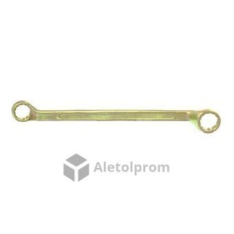 Ключ накидной Сибртех, 19 х 22 мм, желтый цинк