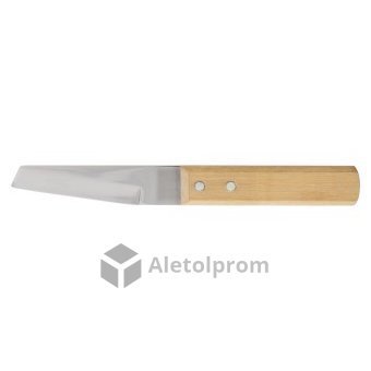 Нож хозяйственный Сибртех, многоцелевой, деревянная рукоятка
