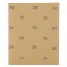 Шлифлист на бумажной основе Matrix, P 120, 230 х 280 мм, 10 шт, водостойкий