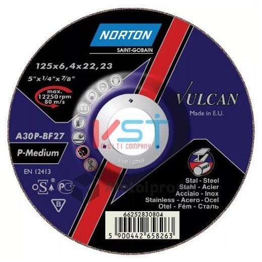 Диск зачистной Norton Vulcan A30P T27 230х6.4х22.23