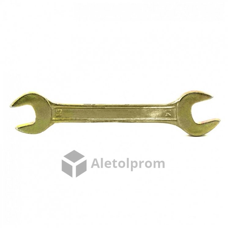 Ключ рожковый Сибртех, 13 х 14 мм, желтый цинк