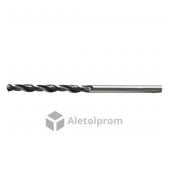 Сверло по металлу Сибртех, 4 мм, быстрорежущая сталь, 10 шт, цилиндрический хвостовик