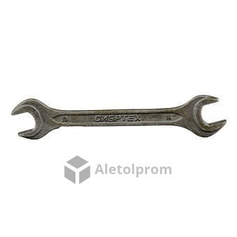 Ключ рожковый Сибртех, 13 х 14 мм, CrV, фосфатированный, ГОСТ 2839